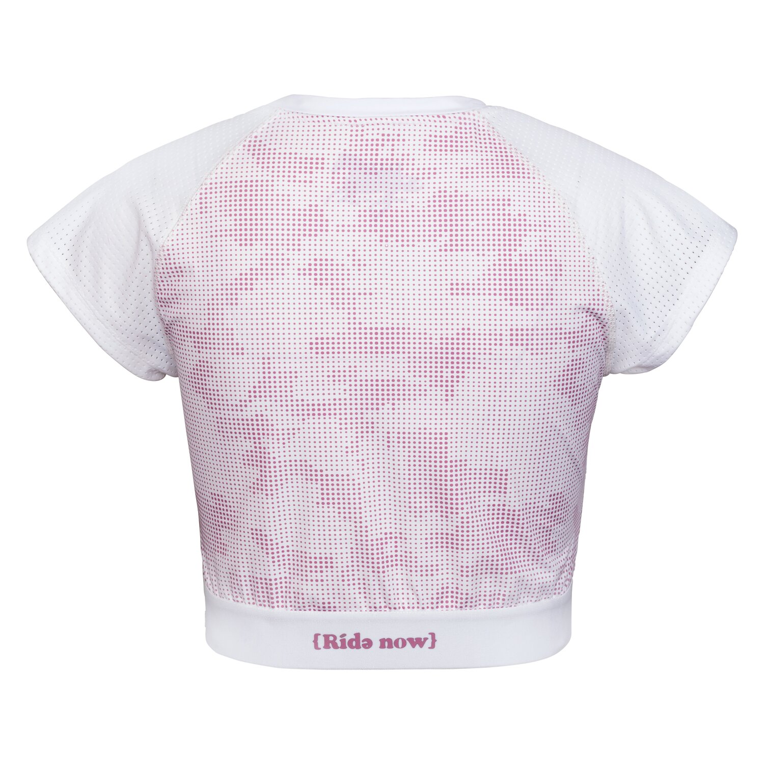 RIDE now T-Shirt Cropped Darlington  - white allover