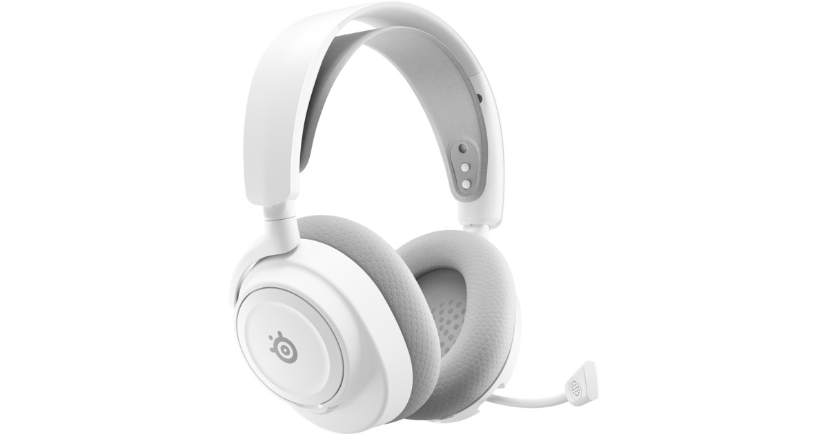 SteelSeriesArctis Nova 7P Wireless Gen 2 over-ear gaming headset  (Wit, PlayStation 4, PlayStation 5, 2.4 GHz / Bluetooth)