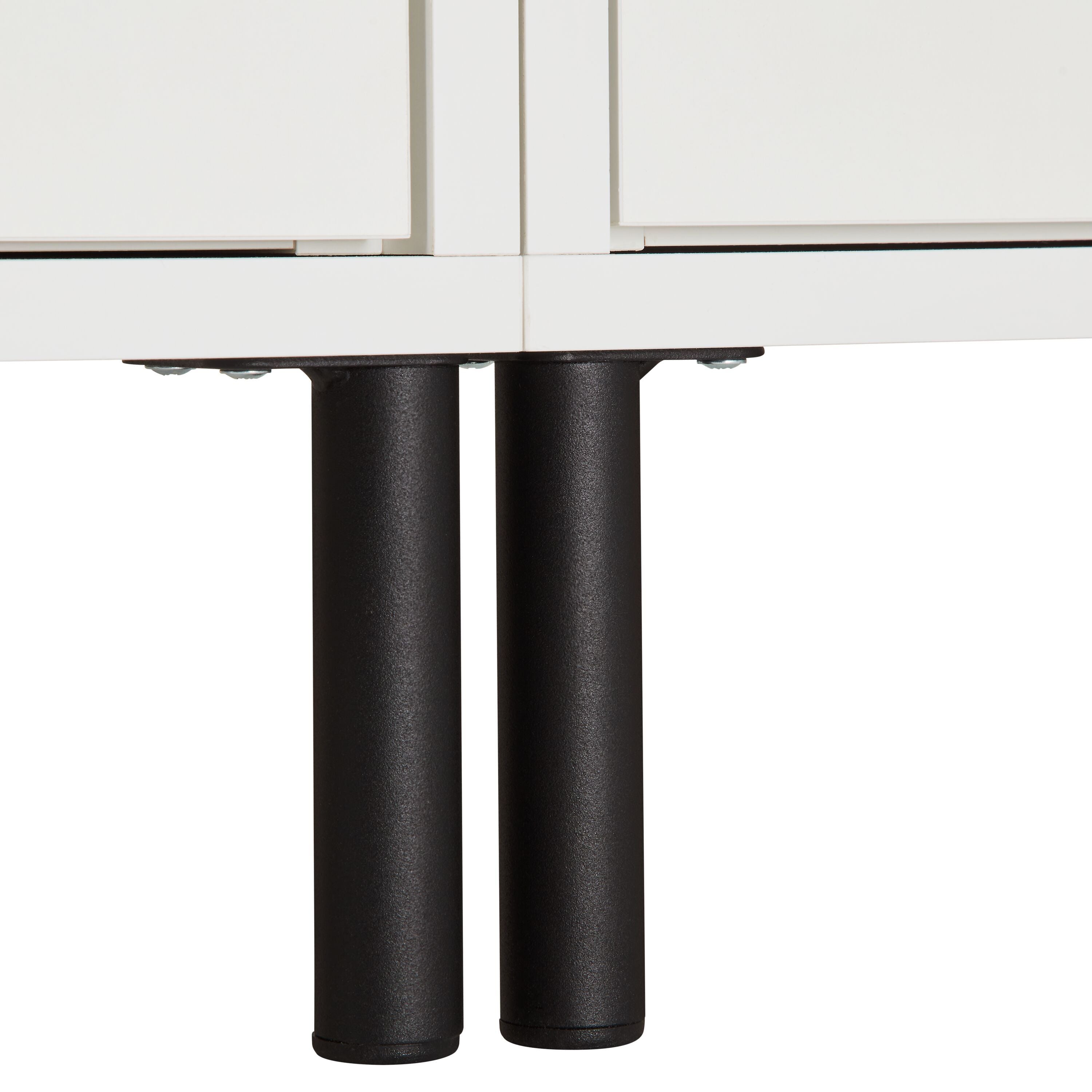 FINJA Sideboard - Weiss / B: 160.0 cm x T: 36.0 cm x H: 92.0 cm