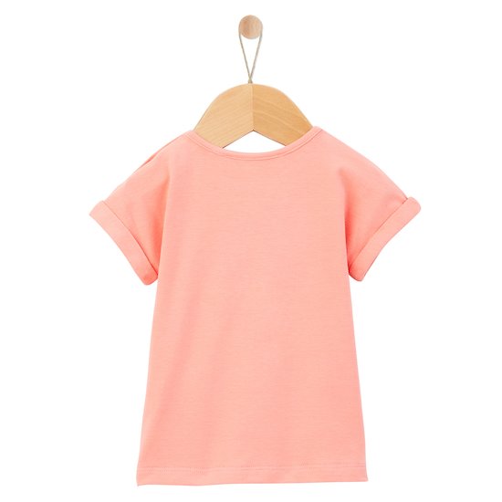 T-shirt manches courtes Ma Fleur Chérie   Rose Sugar        de               Marèse