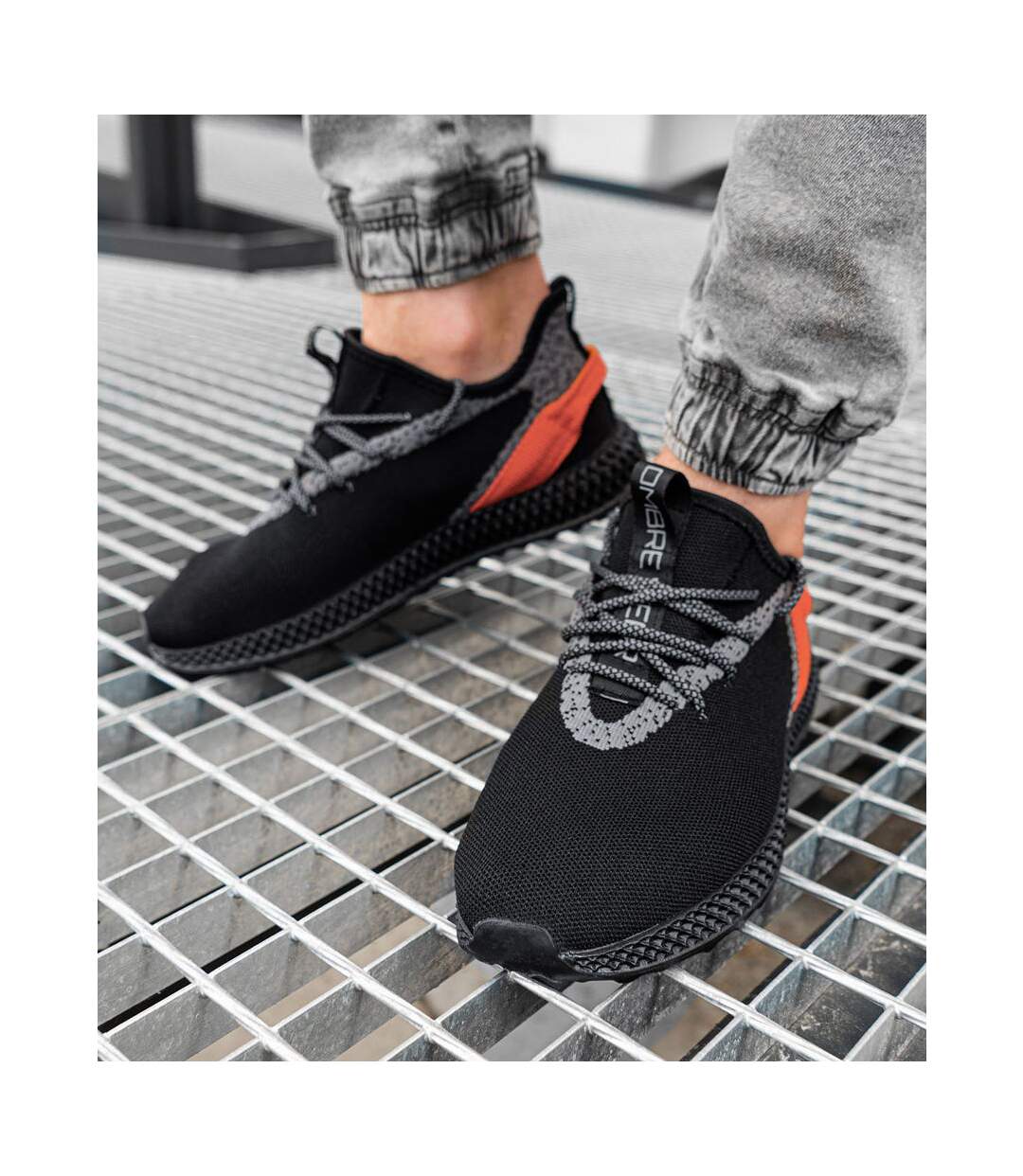 Basket fashion pour homme Basket 371 noir
