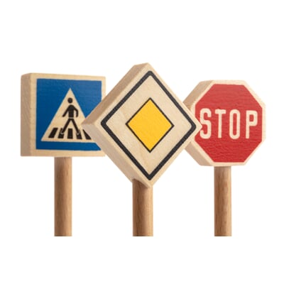 Set Verkehrsschilder