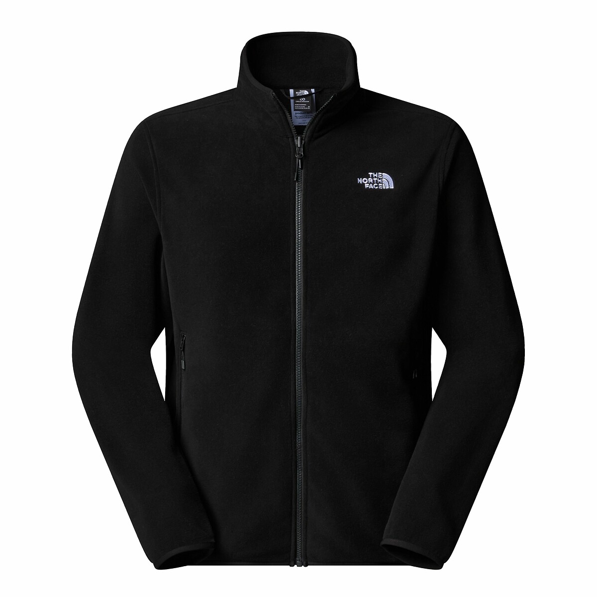 THE NORTH FACE<br>Suéter de lã com gola alta, fechamento em zíper e logotipo