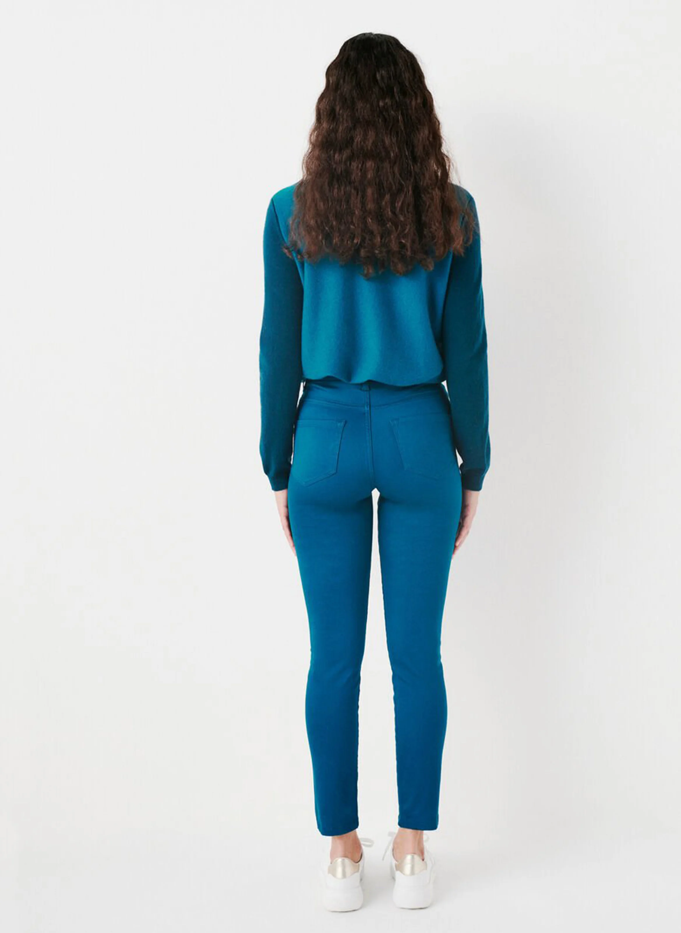 TONYB - Pantalon slim en coton mélangé | Bleu