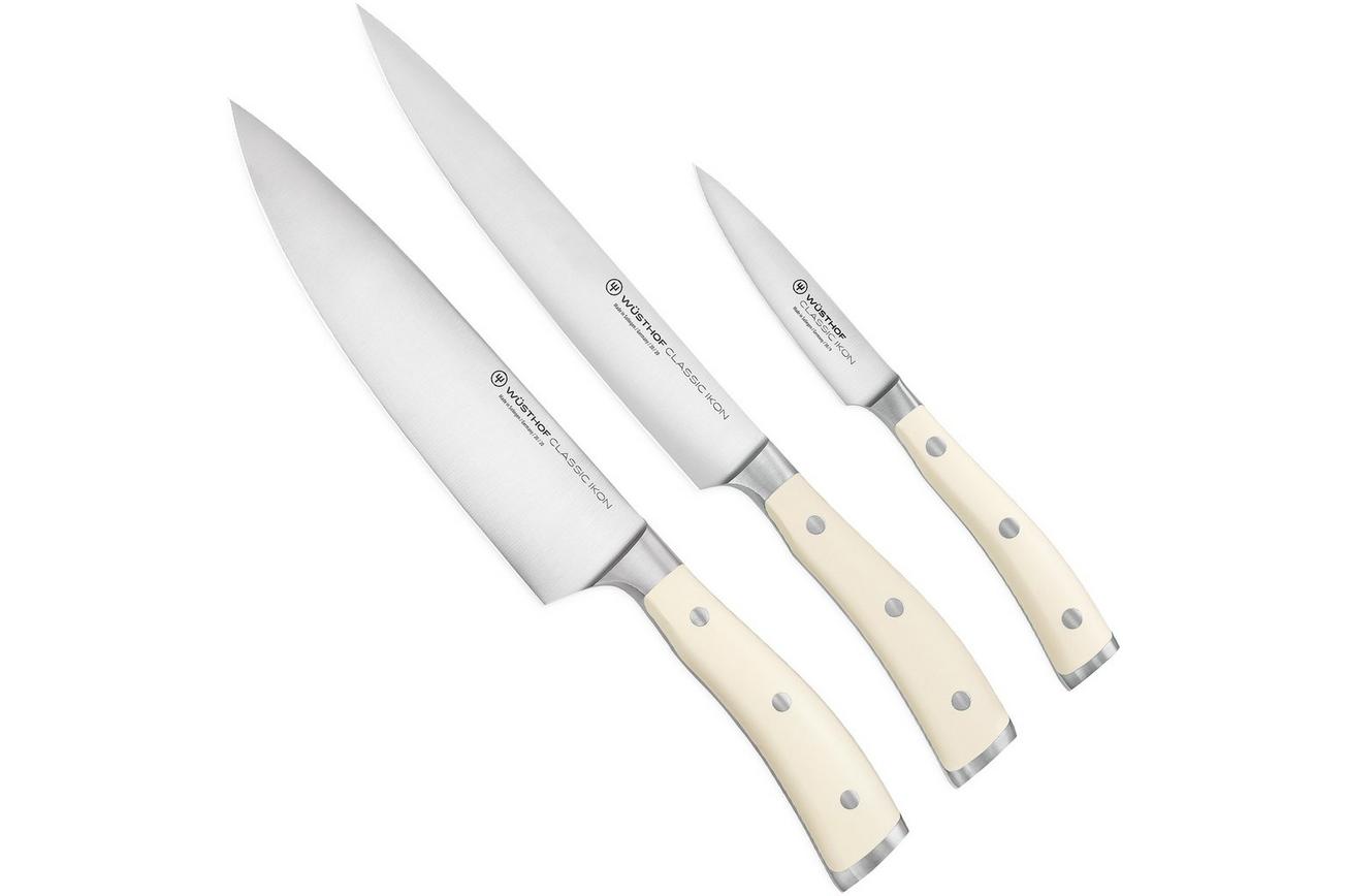 Wüsthof Classic Ikon Wit 3-delige messenset, 1120460301