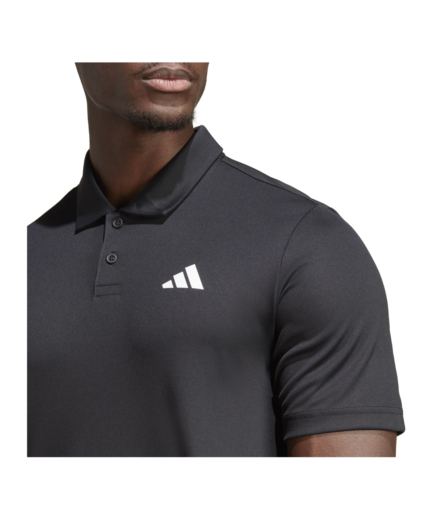 adidas Club 3-Stripes Tennis Polo Shirt Black