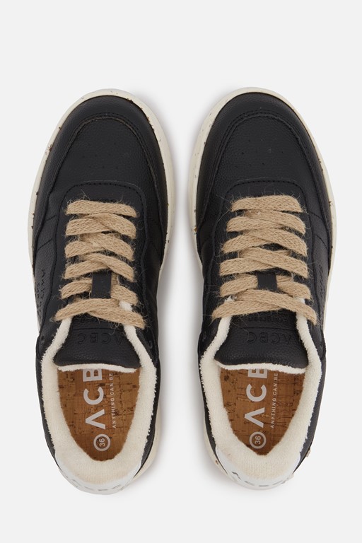 ACBC Sneakers zwart Vegan