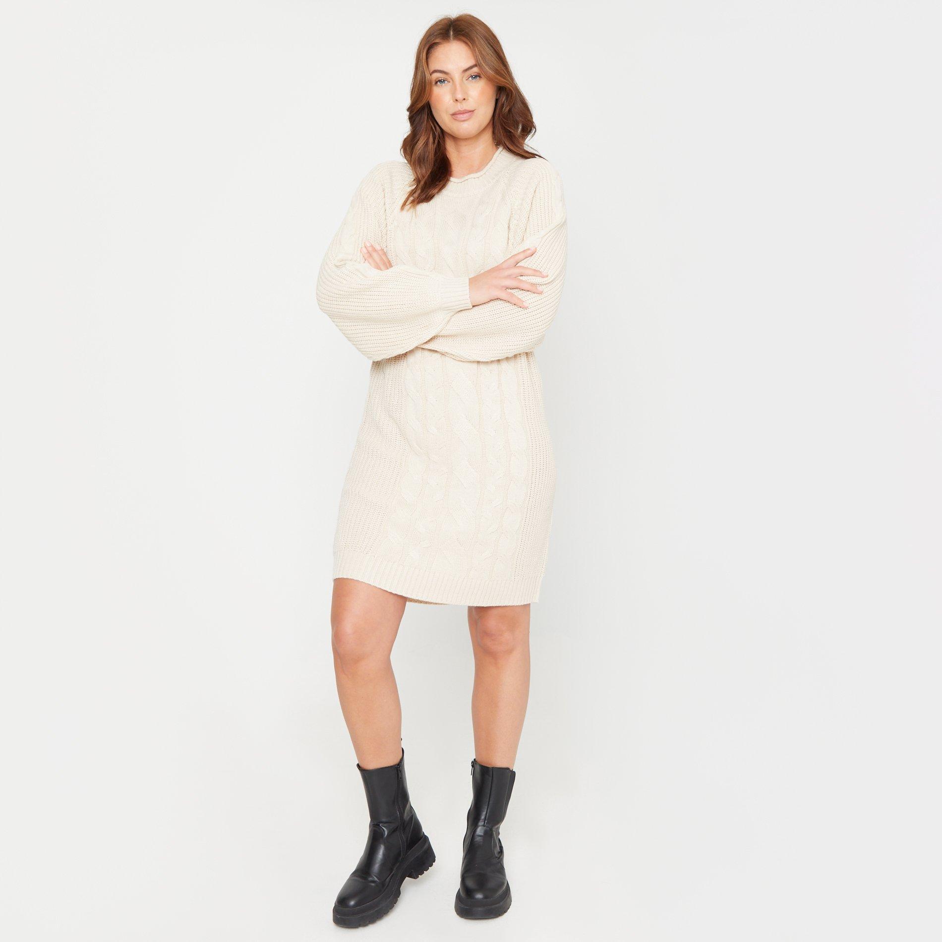 Be You BeYou Cable Knitted Dress Womens