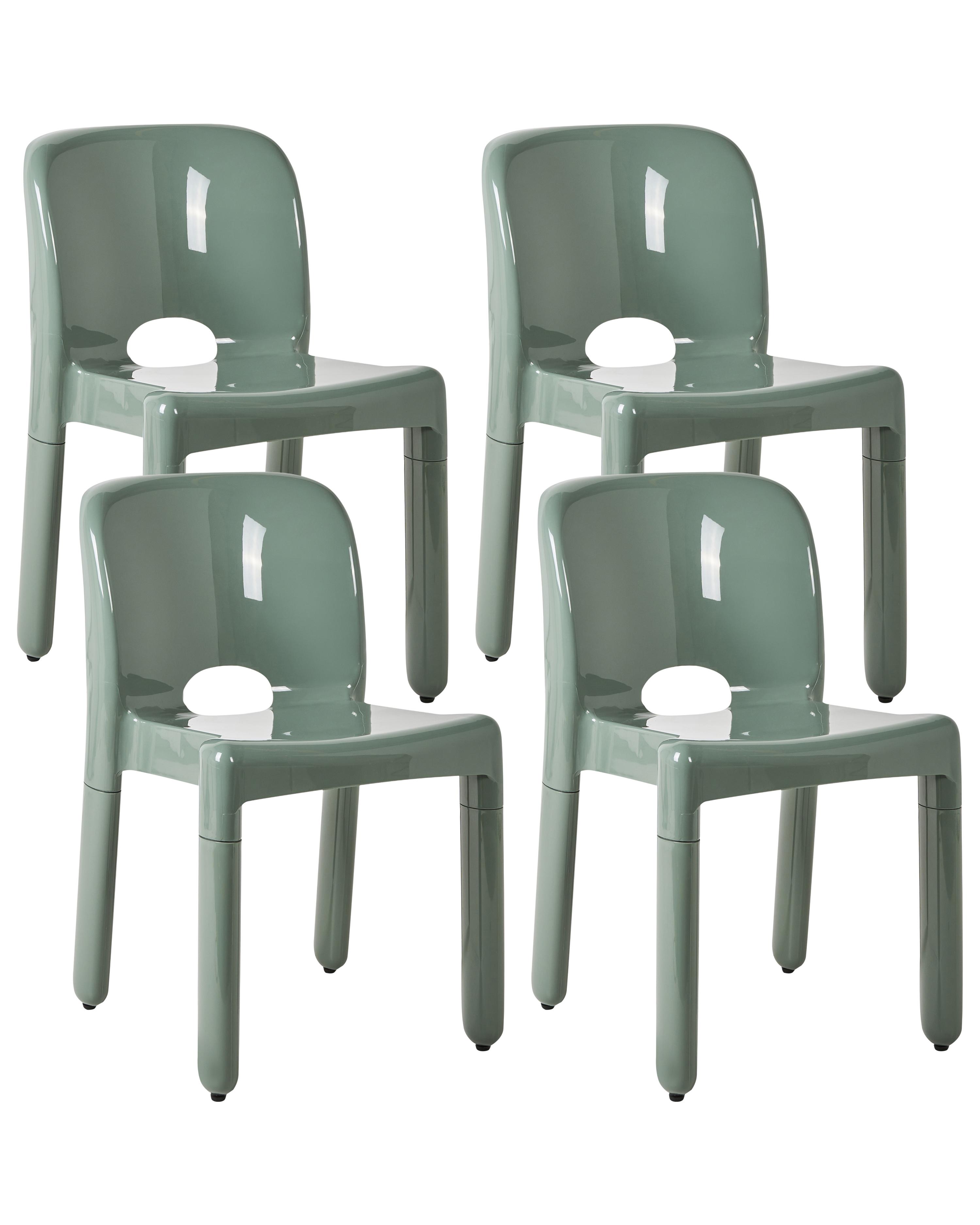 Set van 4 tuinstoelen BETIM Groen