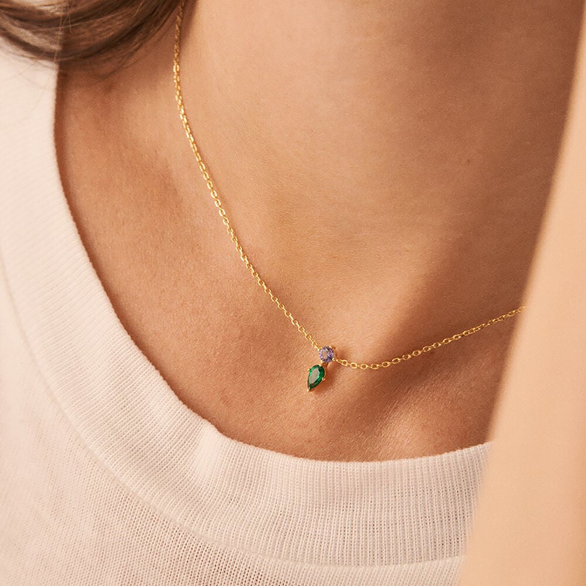 Collier Agatha Astro doré