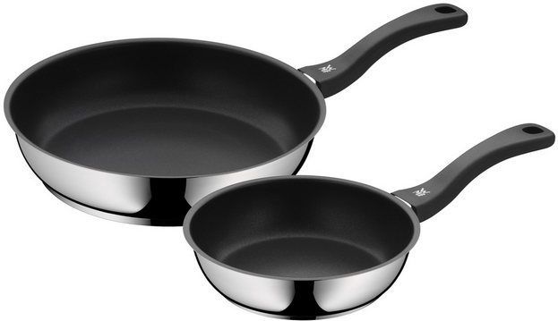 WMF - Devil Pannenset - Ø20 + 28 cm - Cromargan® RVS 18/10 - Anti-aanbaklaag