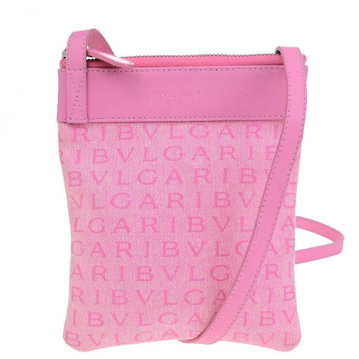 Bvlgari Vintage Bvlgari Crossbody Bag Pink