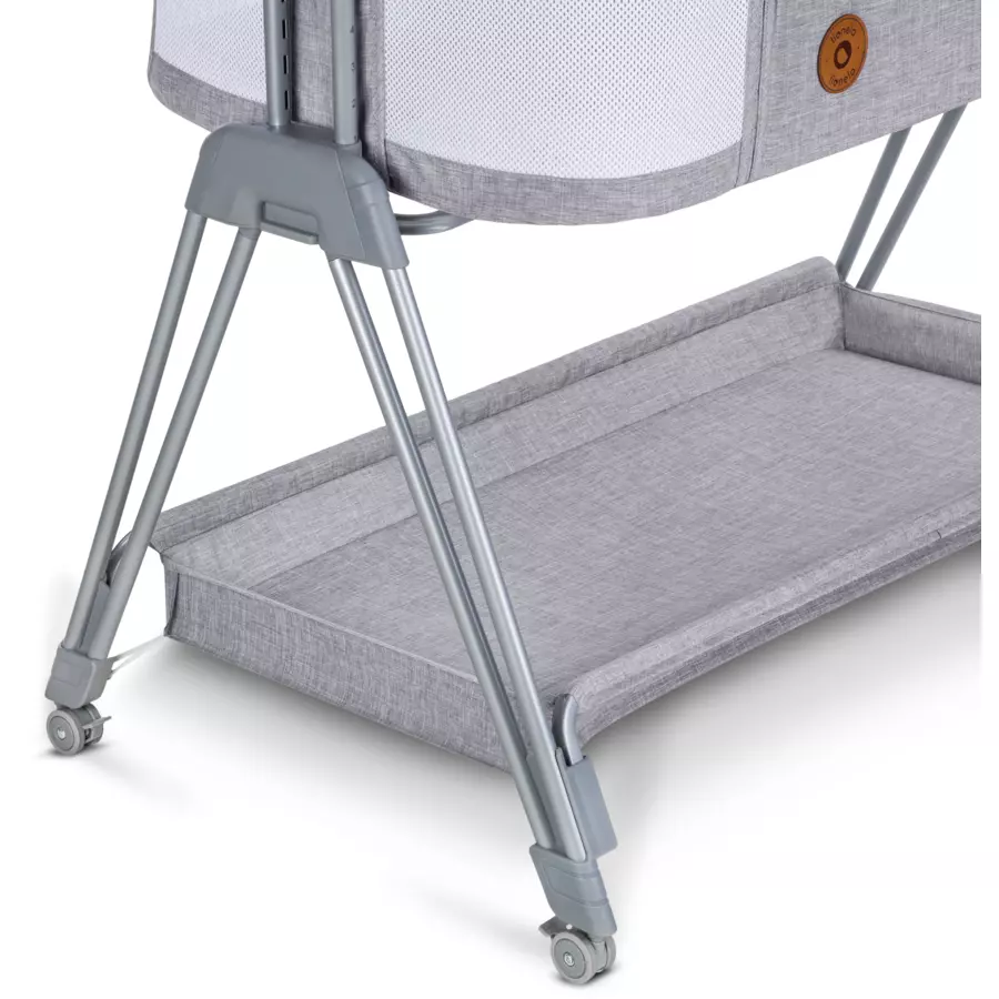 lionelo Beistellbett Luna Grey Concrete