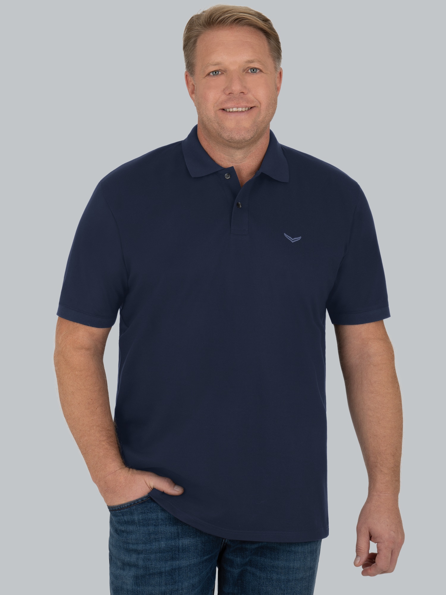 Polo-Shirt 100% Biobaumwolle Navy