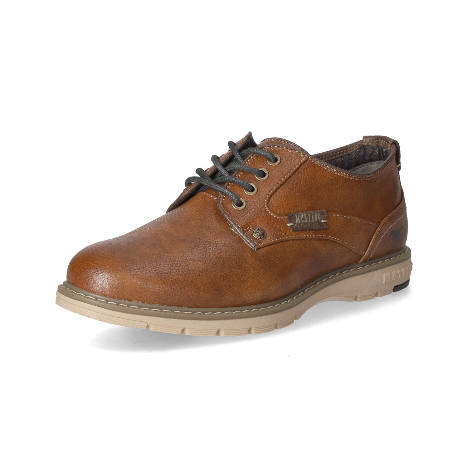Mustang Halbschuhe - cognac