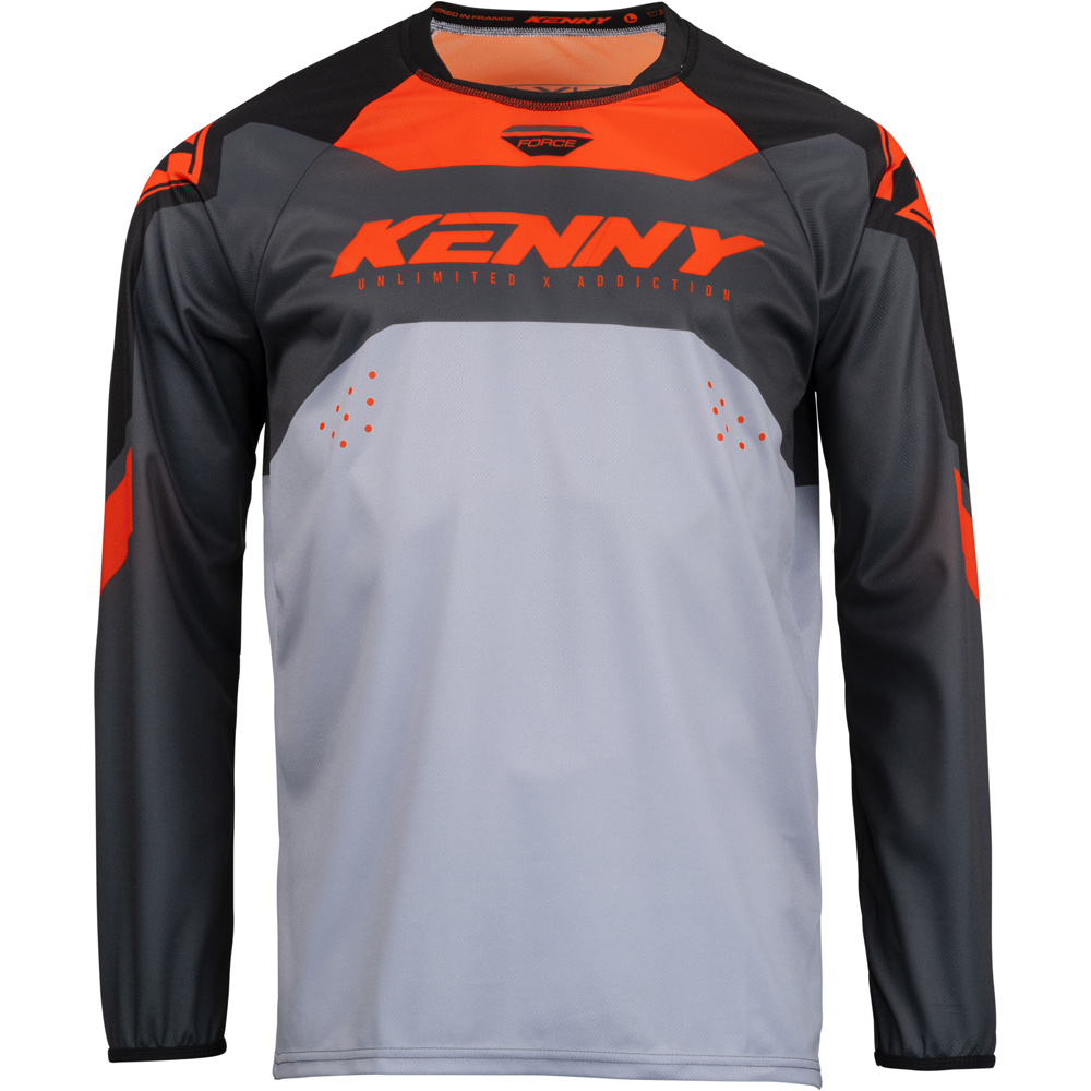 Kenny - Maillot Enfant Force Kid - 2023 Gris / Orange