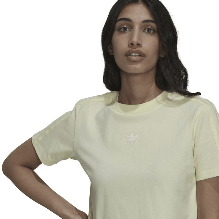 adidas originals cropped t-shirt Yellow