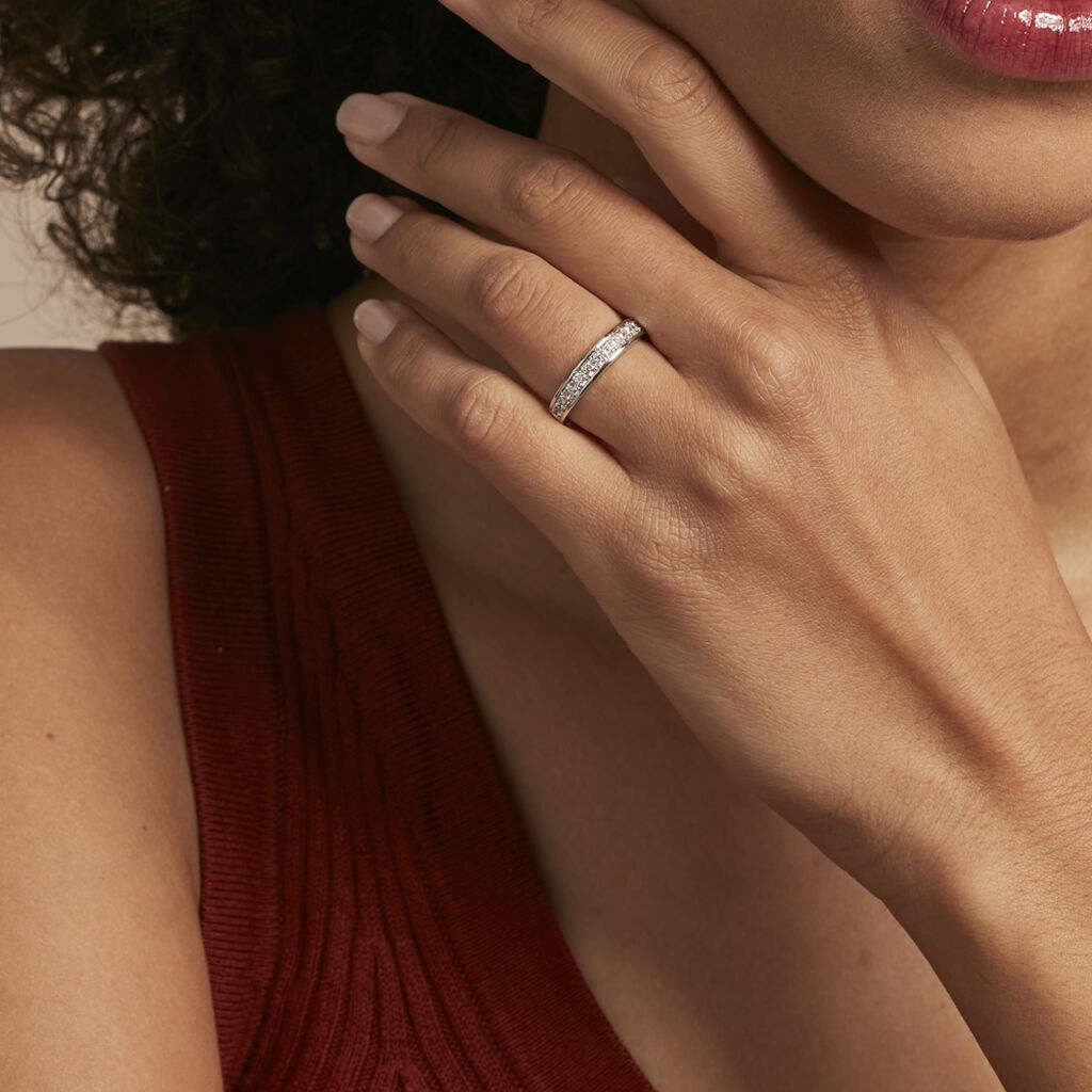 Demi Alliance Heket Argent Blanc Oxyde De Zirconium
