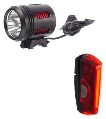 Paire d'éclairages Avant/Arrière Neatt 3000/50 Lumens