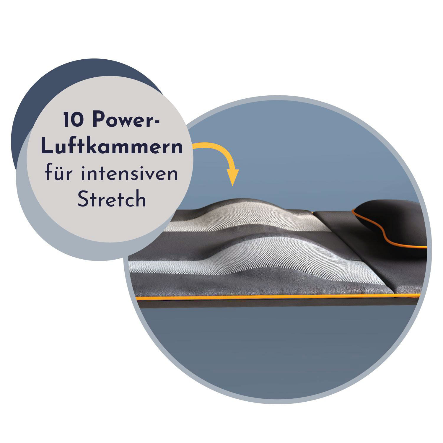 Belena Air Stretch Massage- und Dehn-Matte