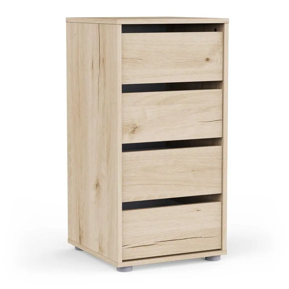 Ladekast Blokty - 40x40x76cm - 4 lades - eikdecor