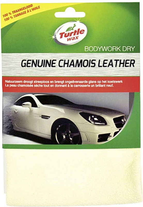 Turtle Wax - Naturel Zeem - Echt Leer - Hoog Absorberend - 43x28cm
