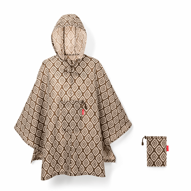 Poncho Mini Maxi 2 Diamonds Mocha