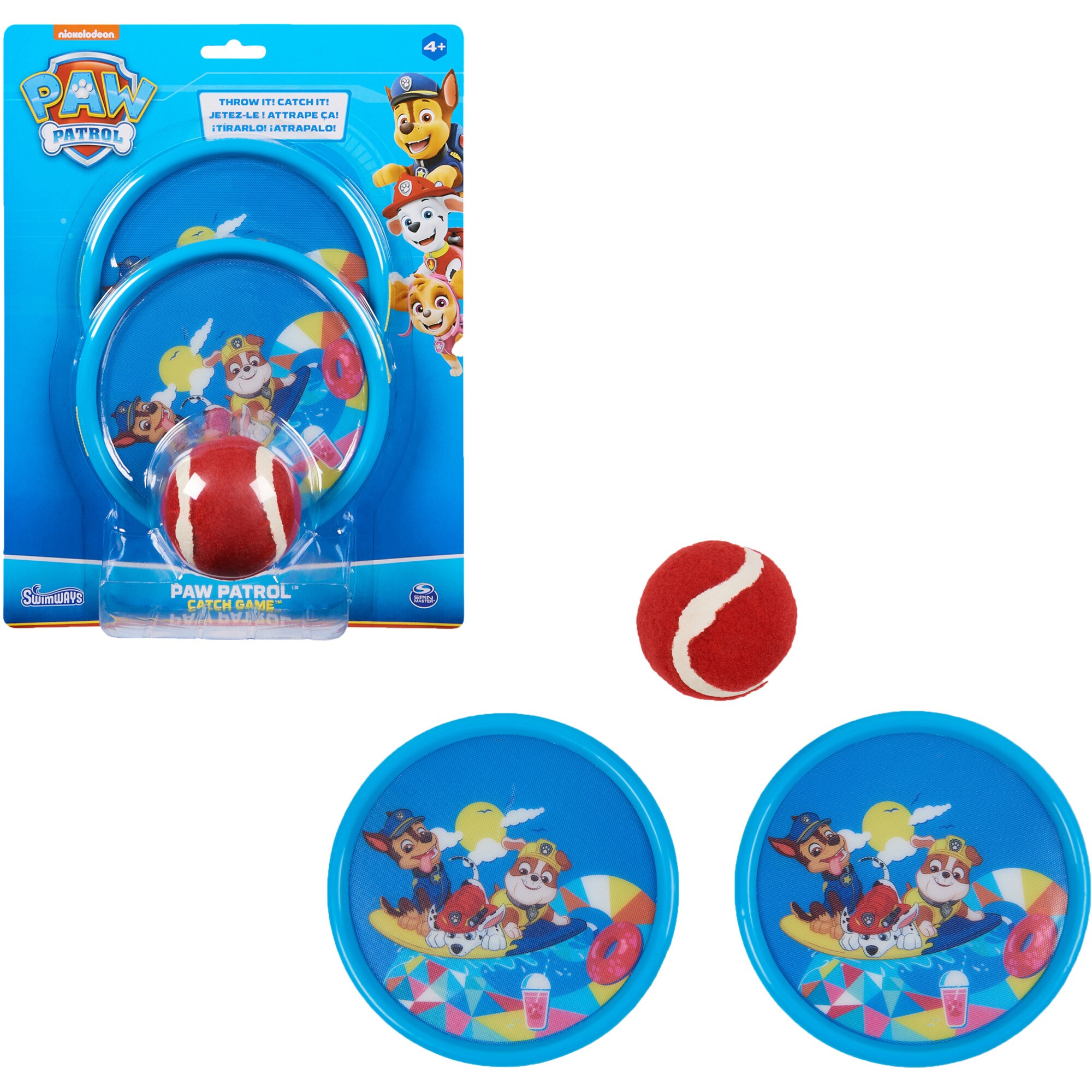 Spin Master Fangballspiel Swimways - Paw Patrol Klettballspiel