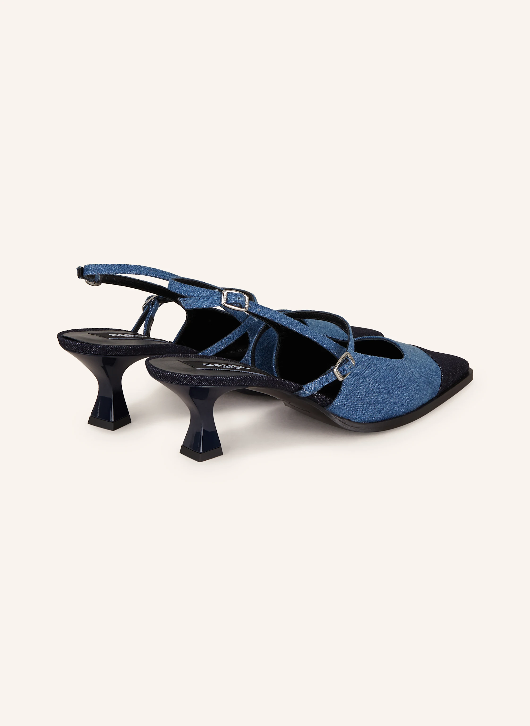CAREL Slingpumps CECILE in Jeansoptik