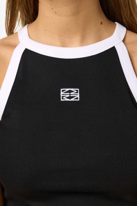 Noisy may zwarte dames top