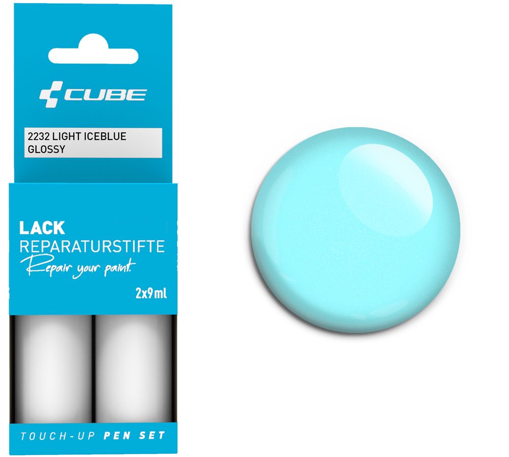 Cube Lackreparaturstift Set LIGHT ICEBLUE glossy kaufen | Bike-Discount