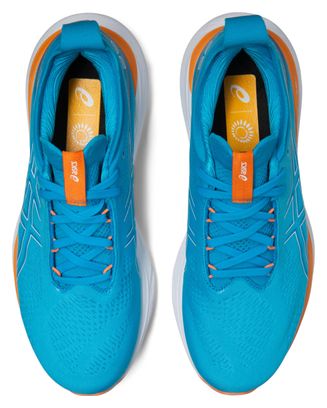 Chaussures de Running Asics Gel Nimbus 25 Bleu Orange