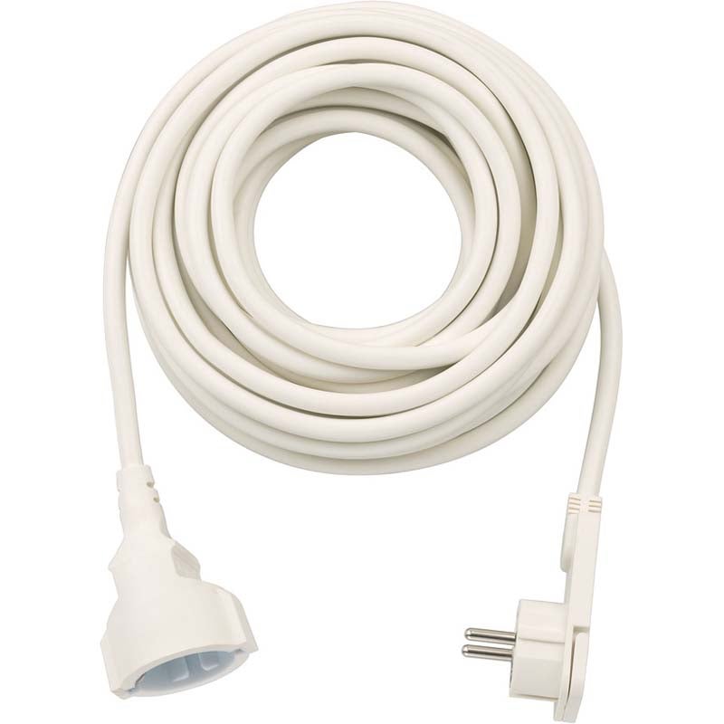 Brennenstuhl Verl Kabel 1168980210 verlengsnoer platte stekker binnengebruik 10m wit