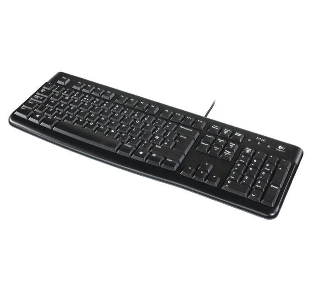 Tastatur K120 CH-Layout, kabelgebundenSpritzwassergeschützte Tastatur in voller Grösse die Komfort und Design vereint