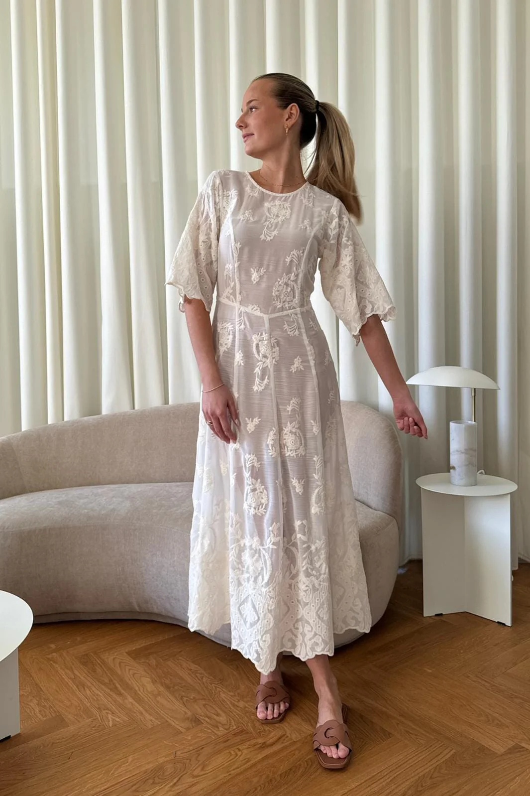 BYIC Ellinoric Lace Long Dress