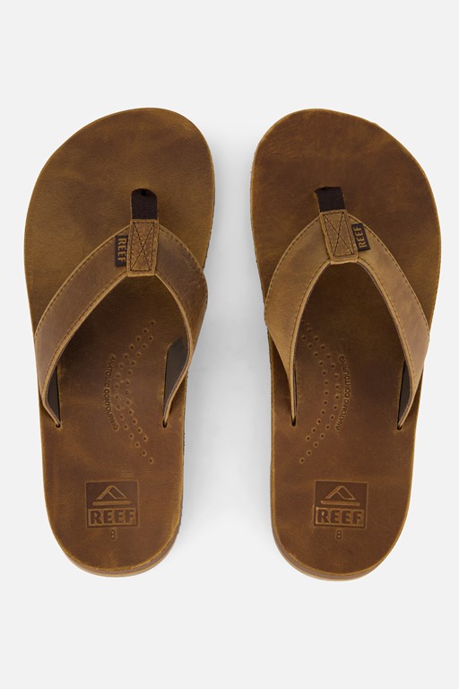 Reef Drift Classic Slippers bruin Leer