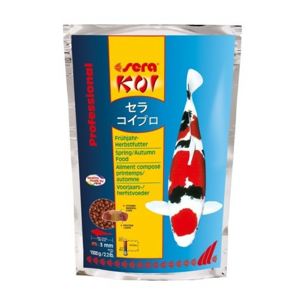 Printemps/ automne 1 kg sera koi professional aliment composé