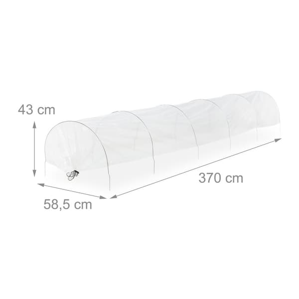 Tunneldrivhushage 3,7m