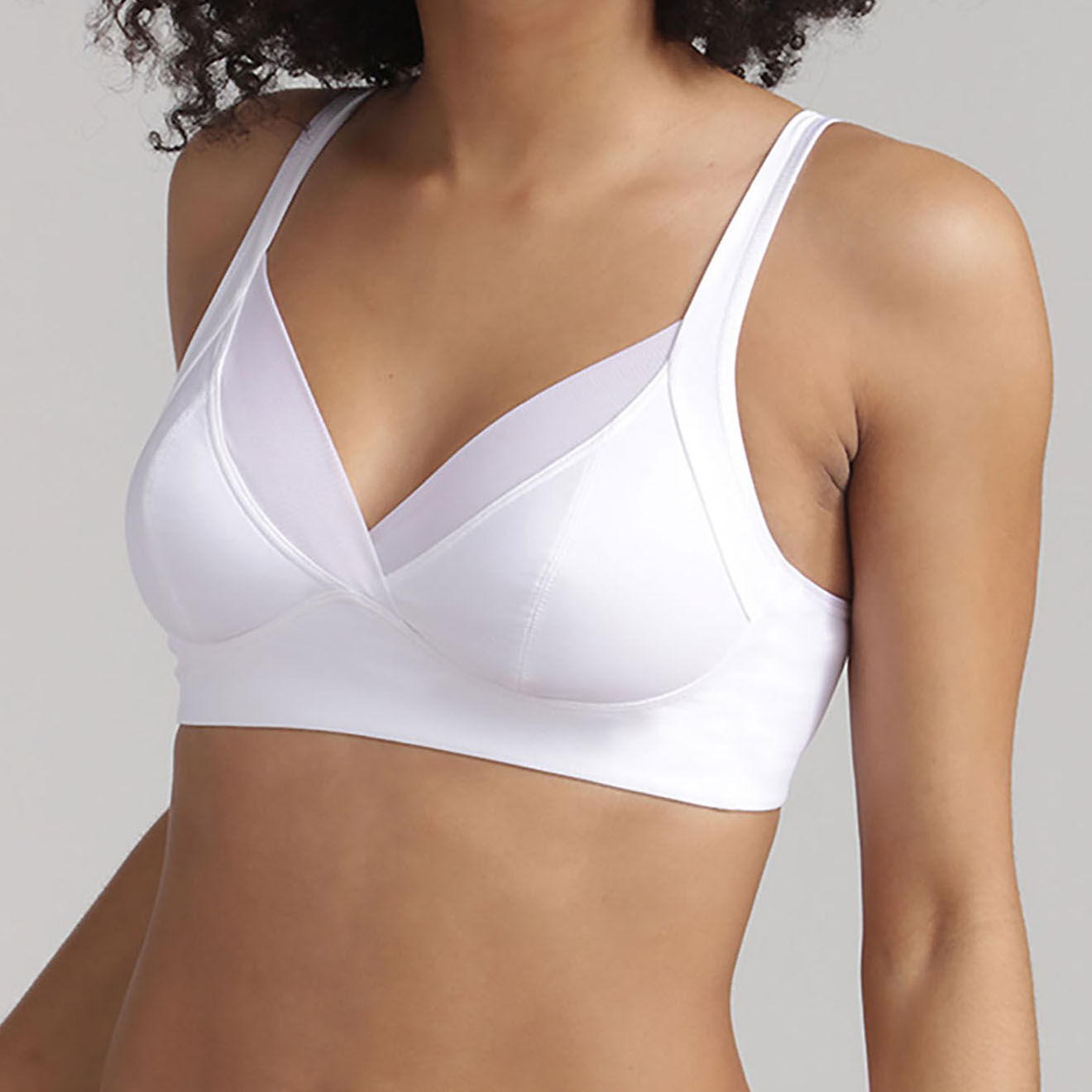 Playtex Soutien-gorge sans armatures Feel Good Support blanc
