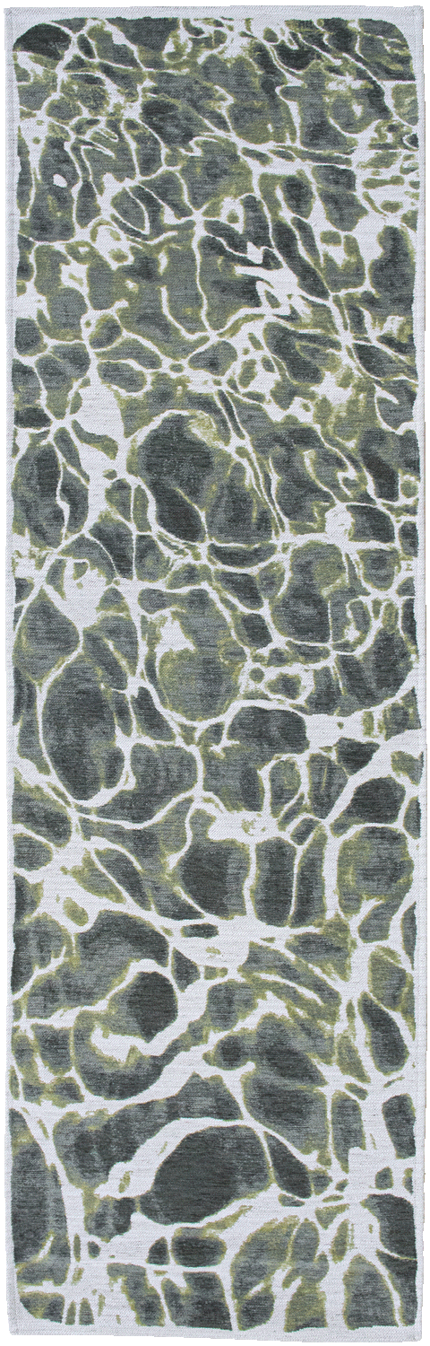 Ecorugs vloerkleed Swim groen 80x250 cm