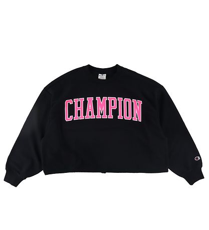 Champion Fashion Sweatshirt - Croptop - Schwarz
