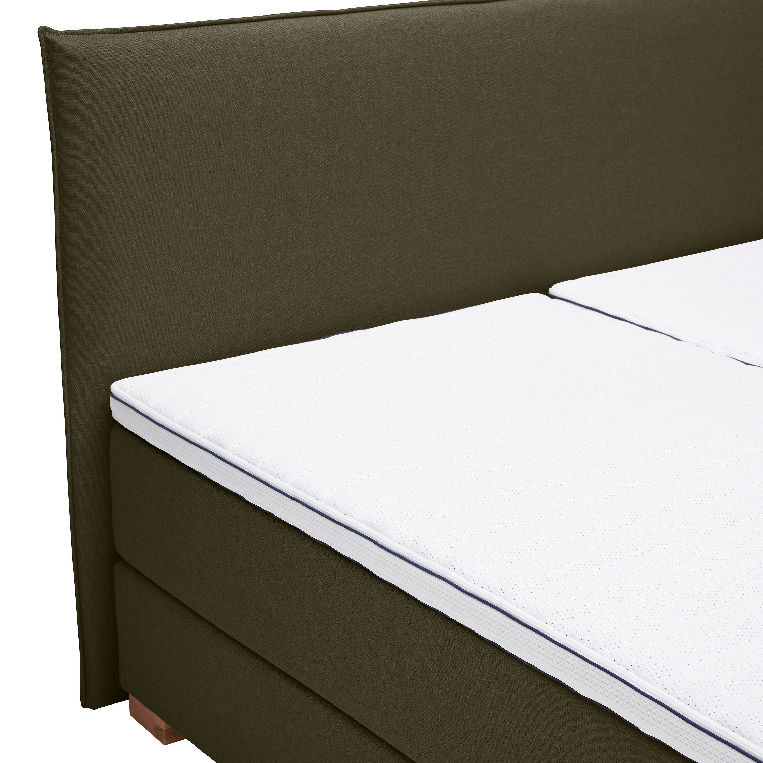 bico GOODNIGHT Boxspringbett - Grün / B: 160.0 cm x T: 200.0 cm