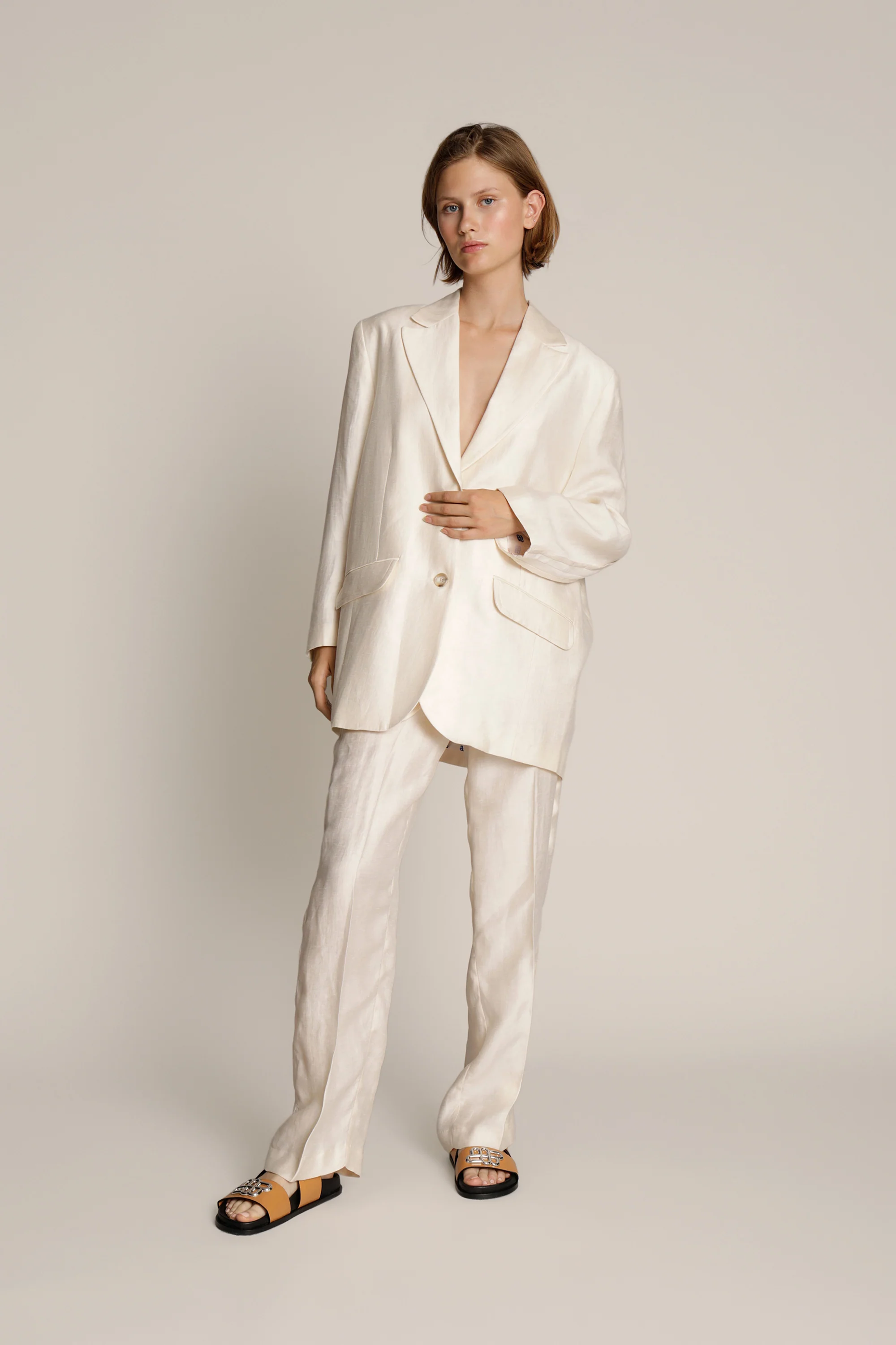 MUNTHE  Manchester blazer - creme