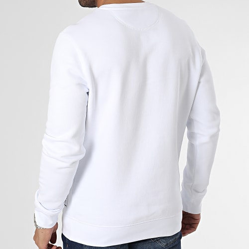 Sweat Crewneck Columbia Blanc Bleu Ciel