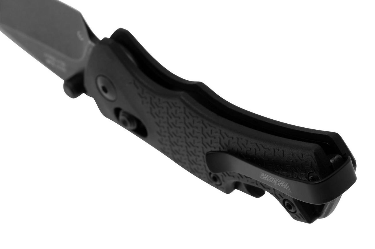 Kershaw Craze 8337 DuraLock, Blackwashed 8Cr13MoV, Black Nylon zakmes