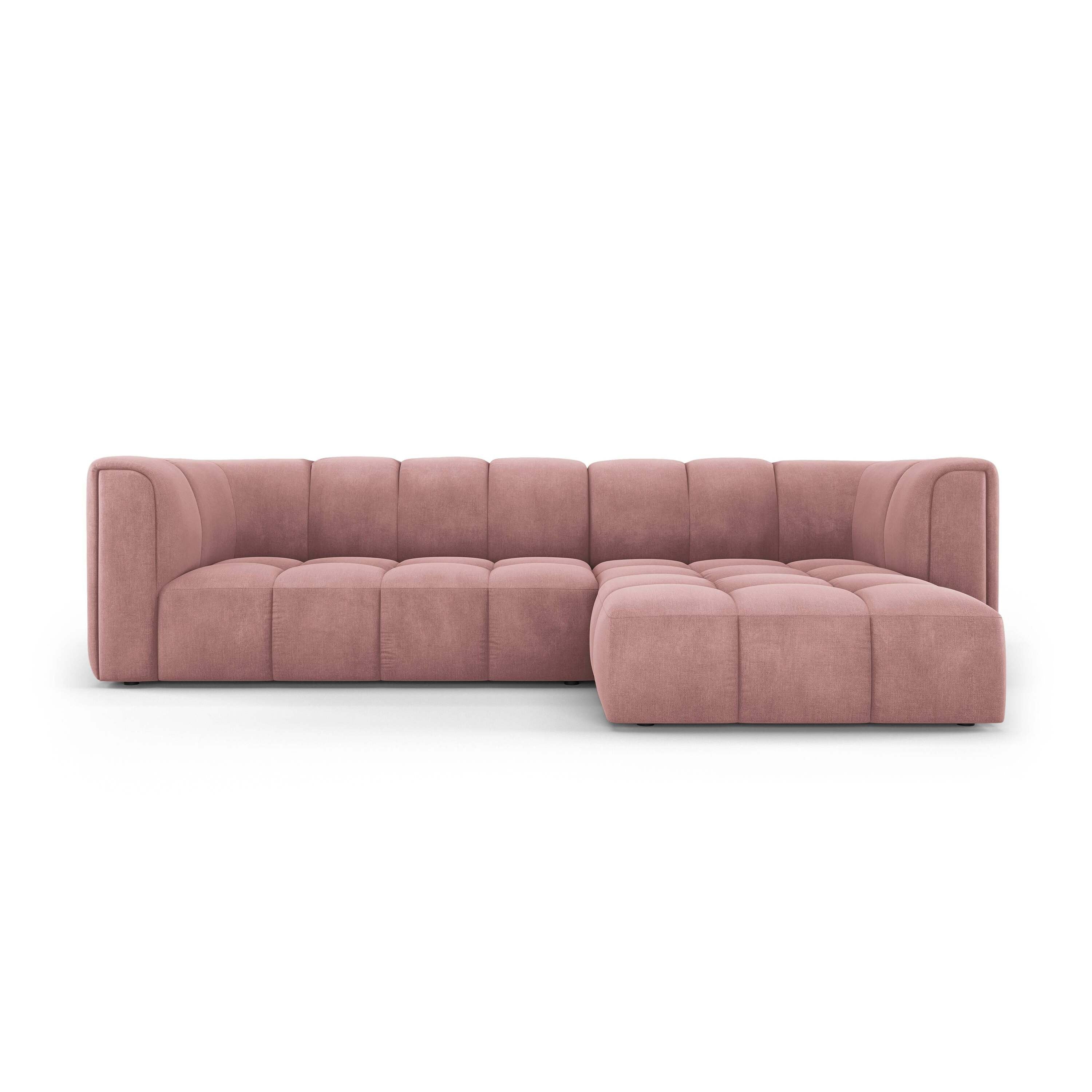 Milo Casa Hoekbank Francesca chenille rechts 3-zits