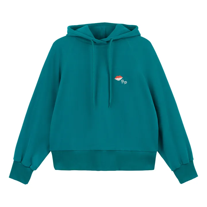 a.p Sweat Faryl Coton Bio | Vert foncé