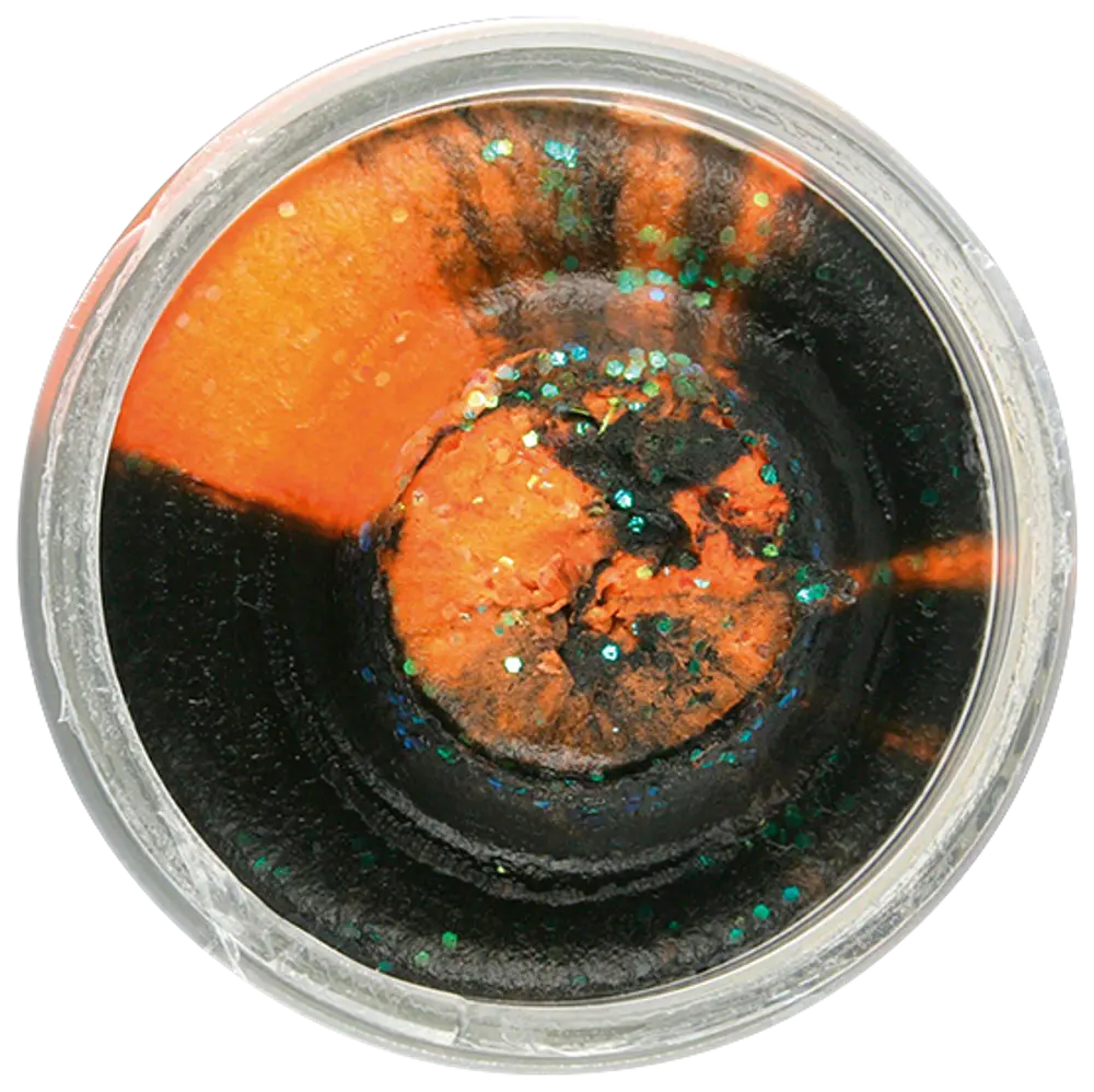 Powerbait Black/Orange Glitter