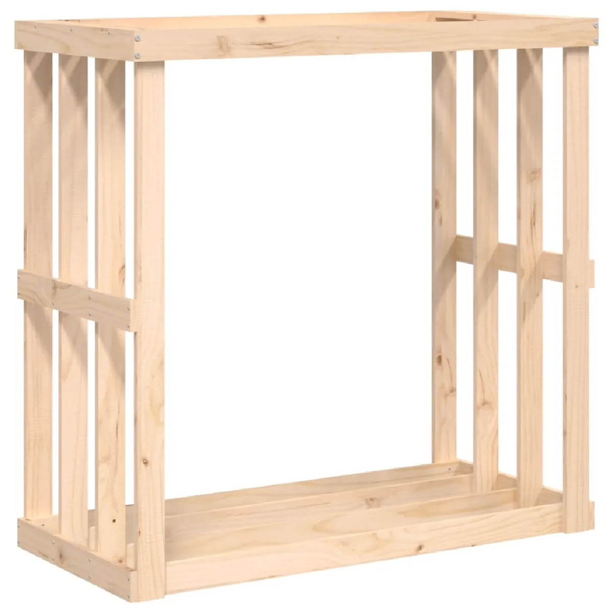 vidaXL Porte-bûches d'extérieur - Bois de pin