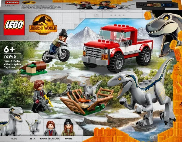 LEGO Jurassic World 76946 Blue og Beta – velociraptor-fangst